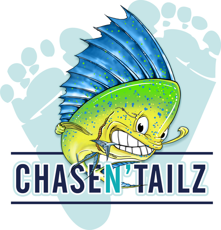 2023 Chase'N'Tailz KDW Fishing Tournament logo