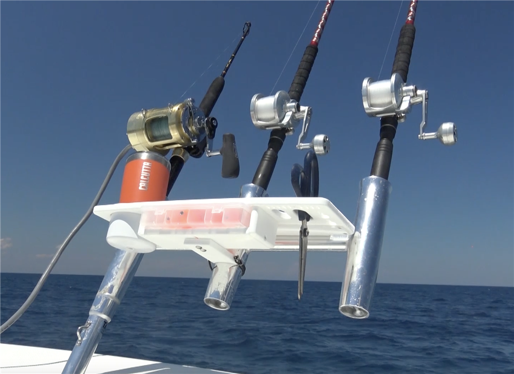3 Tube Stainless Steel Rod Holder Kite Fishing Mount Trident Triple  Outrigger