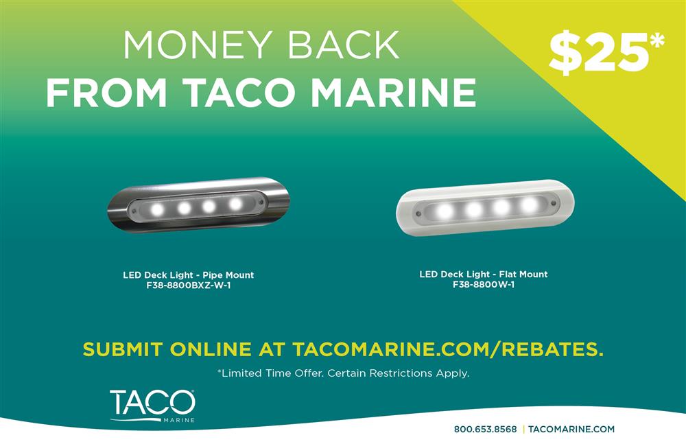 TACO Marine  Don't Miss Out on Exclusive Rebates from TACO Marine