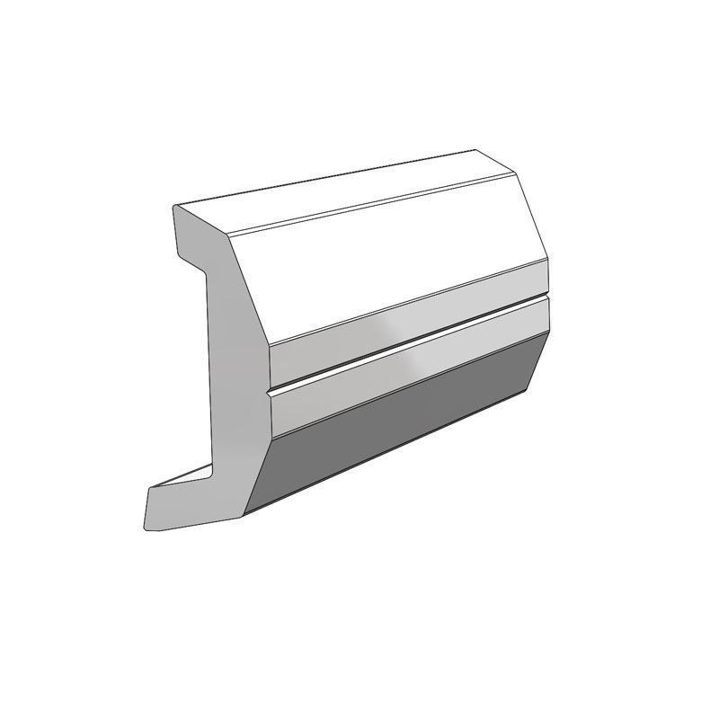 TACO Marine V21-3670 1-7/8’’ x 3/4’’ Rigid Rub Rail render