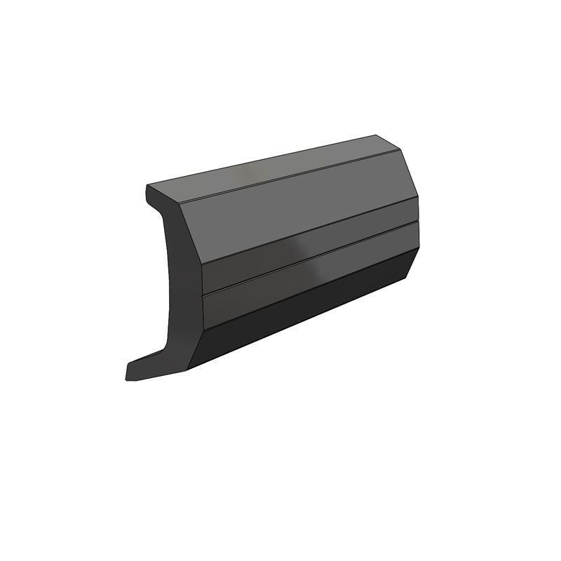 TACO Marine V21-3671 1-1/2’’ x 5/8’’ Rigid Rub Rail render