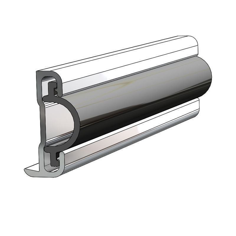 TACO Marine A11-0317 1-1/4’’ x 1/2’’ Aluminum Rub Rail insert render 1