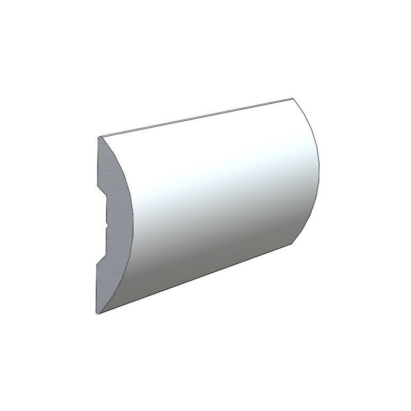 TACO Marine A50-0195 3/4’’ x 1/4’’ Aluminum Rub Rail render 1