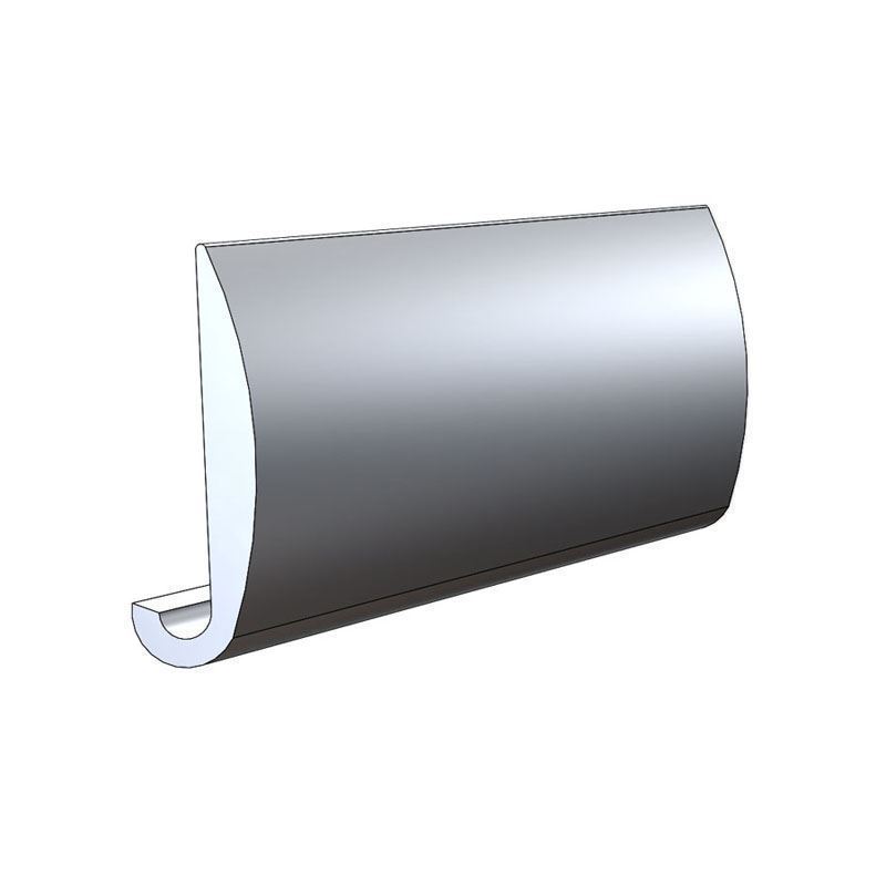 TACO Marine, trim and molding, aluminum molding, A11-0152, 1’’ x 1/2’’ Aluminum Rub Rail, render