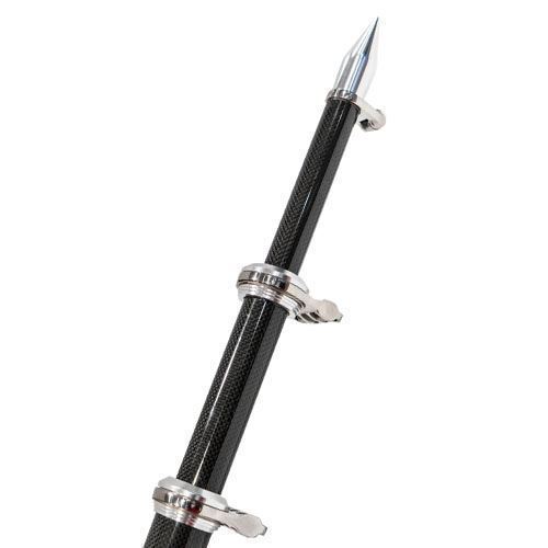 TACO Marine, sport fishing, center riggers and poles, OT CF Series, Carbon Fiber Center Rigger Pole, vector