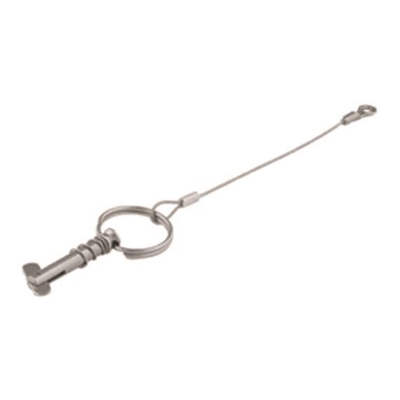 TACO Marine, canvas and shade, standard top fittings, F13-0107T, Toggle Pin with 6" Lanyard & Tab, vector