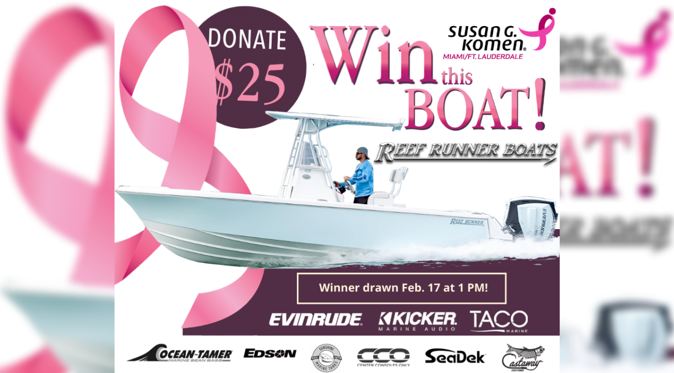 Donate to Win Brand New Reef Runner 230 Open Center Console!