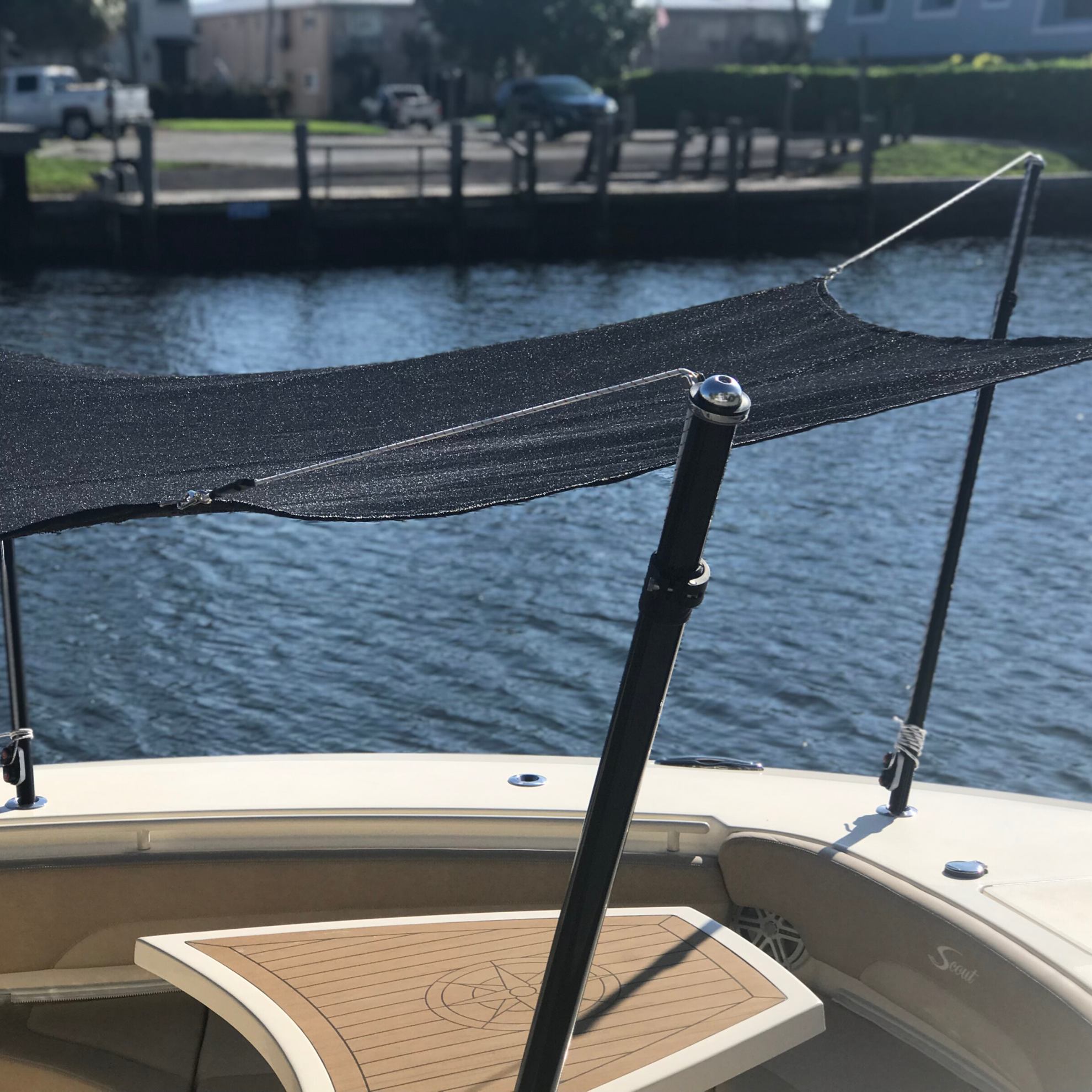 Rod Holder Boat Shade Pole - Blackstick®