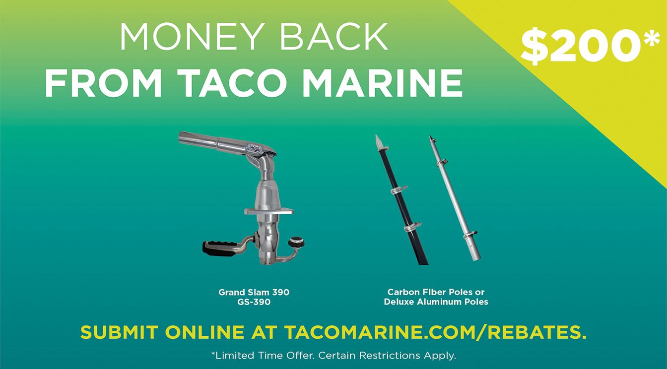 Money Back on TACO Sport Fishing Products