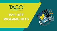 Take 15% OFF TACO Rigging Kits!