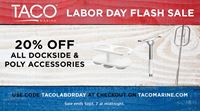 💥4-DAY LABOR FLASH SALE!💥 20% Off Dockside & Poly Accessories