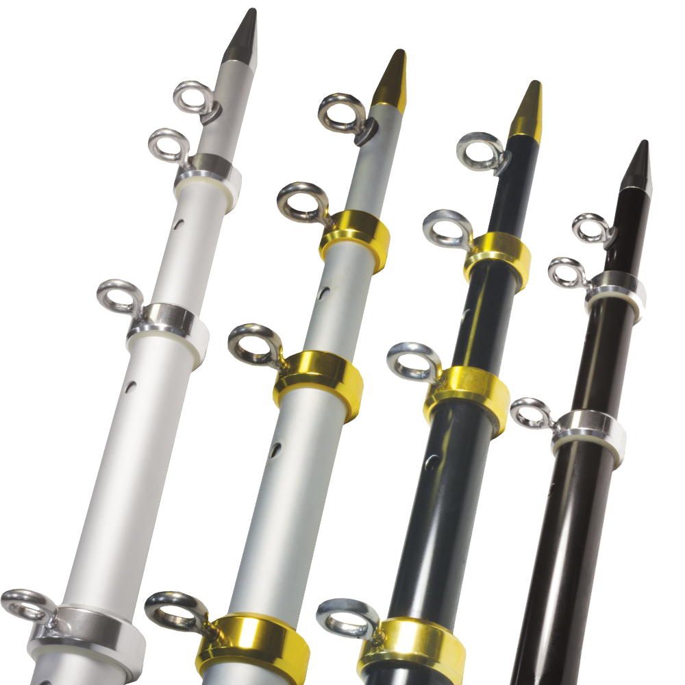 TACO Marine, Best Seller, sport fishing, Aluminum Tele-Outrigger Poles, OT Series, fishing, vector 1