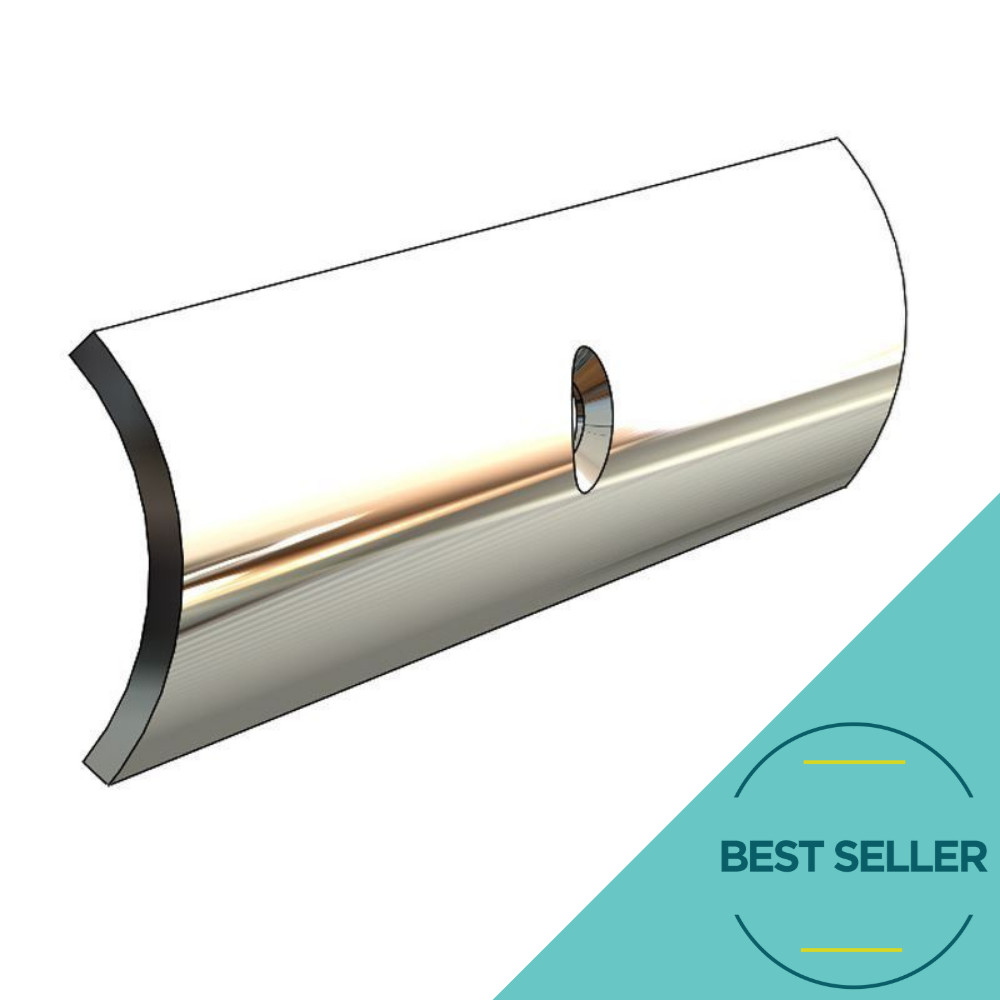 TACO Marine, rub rail, S11-4650, 1’’ Stainless Steel Hollow Back, render, best seller