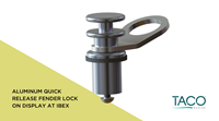 Aluminum Quick Release Fender Lock  on Display at IBEX, Booth 3-1431