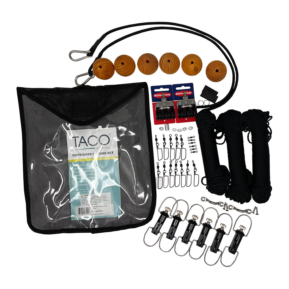 TACO Marine Premium Triple Braid Rigging Kit, sport fishing rigging kit, image