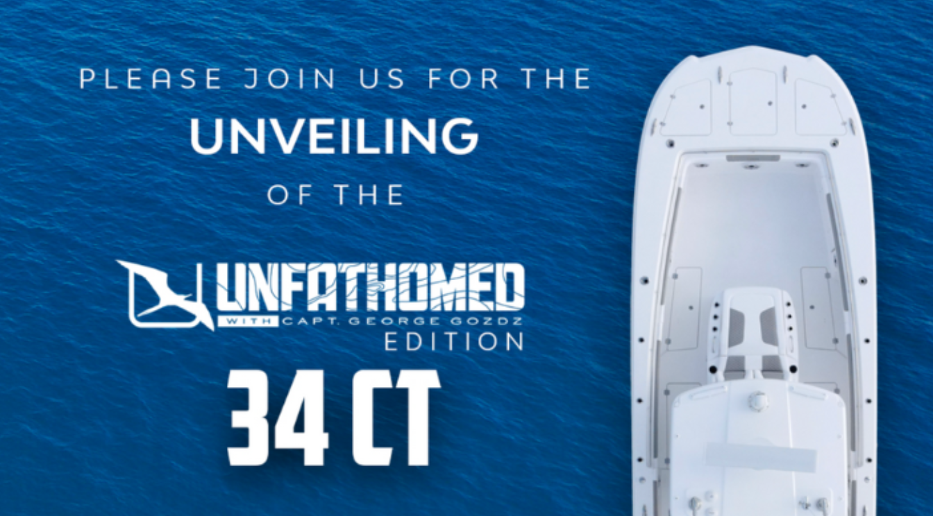 Caymas 34 CT Unfathomed Edition unveiling - MIBS 2/14 @ 11 am