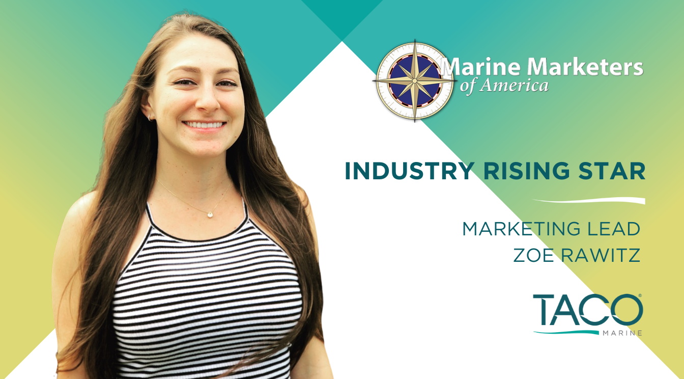 TACO Marine® Marketing Lead Zoe Rawitz Receives MMA Rising Star Award