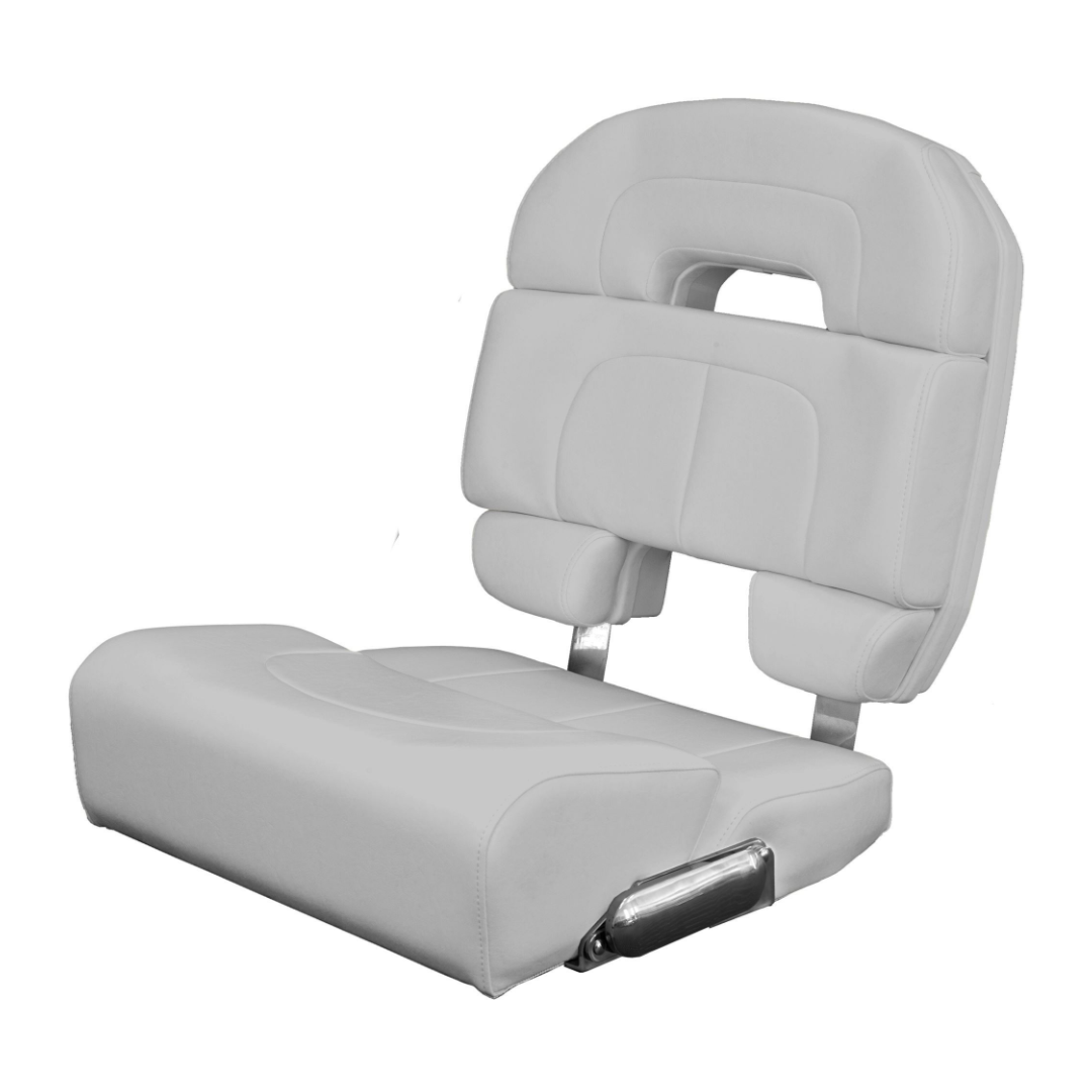 TACO Marine 23" Custom Capri Helm Chair without Armrests, custom boat seat