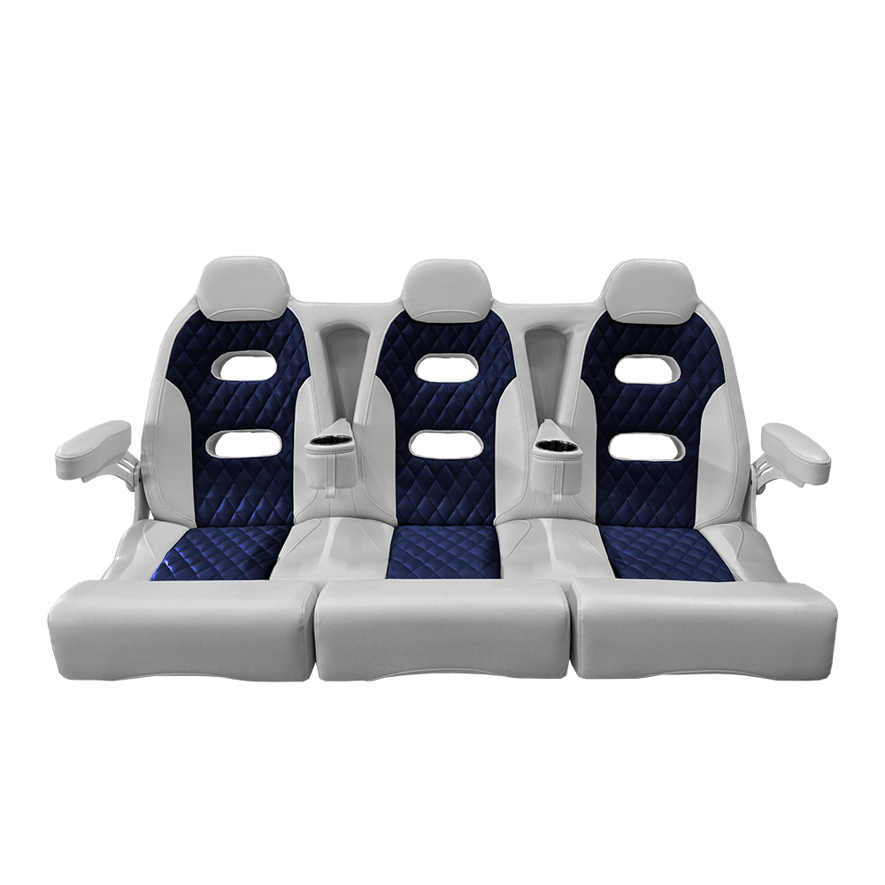 TACO Marine Custom Open Water Sport Bench, boat seat bench, triple boat seat