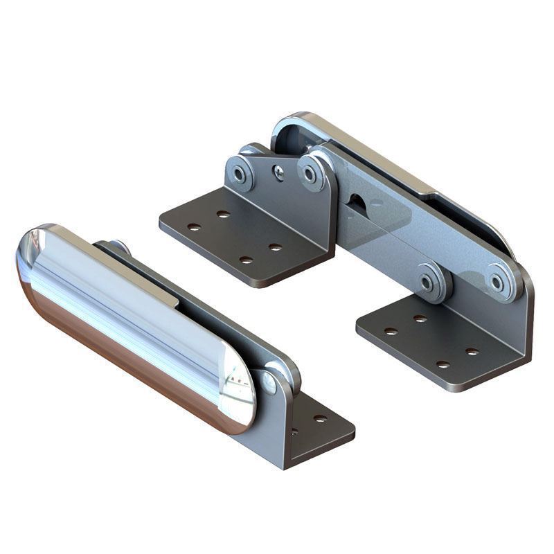 TACO Marine, TACO Seating, H25-0012, Hinge - Rollback, boat seat hinge, render