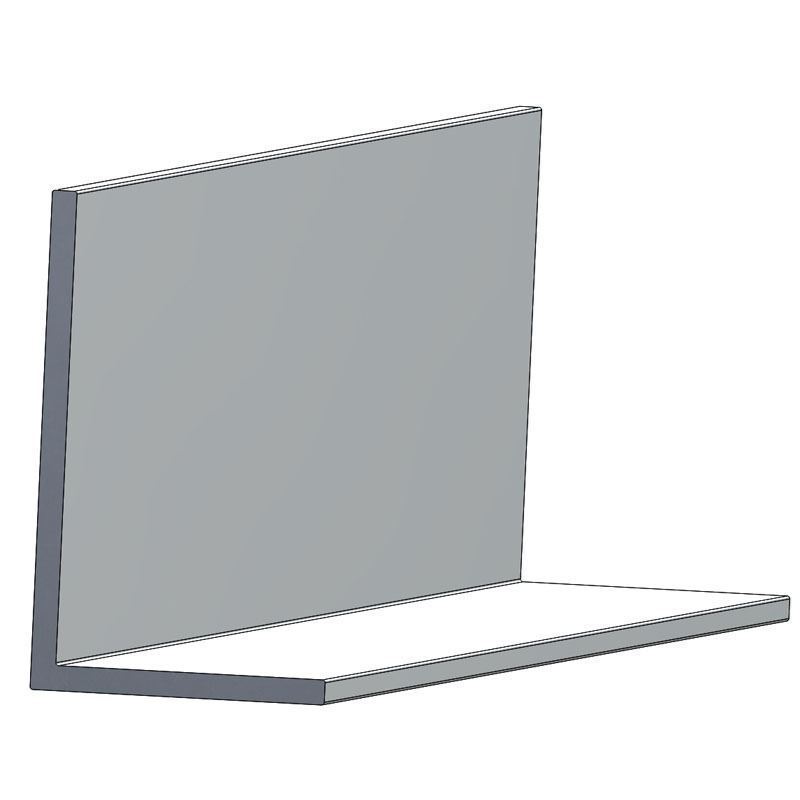 TACO Marine, trim and molding, aluminum molding, A50-1211, 3/4" X 1-1/4" ALUMINUM ANGLE, render