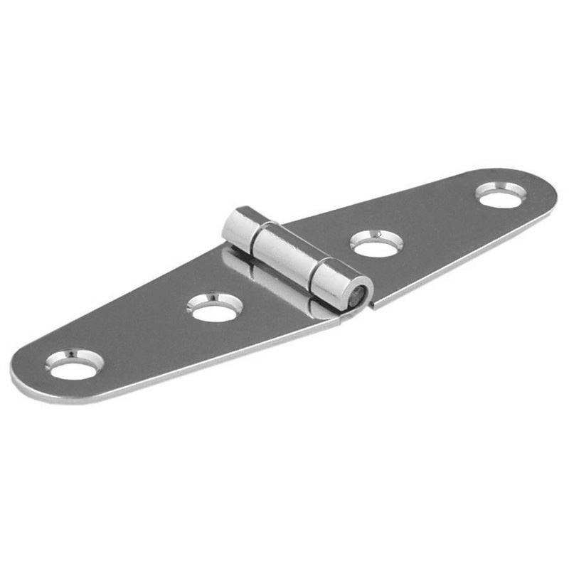 TACO Marine, pontoon store, pontoon deck hinges, H21-0434, S/S Strap Hinge  4" X 1-1/6”, vector