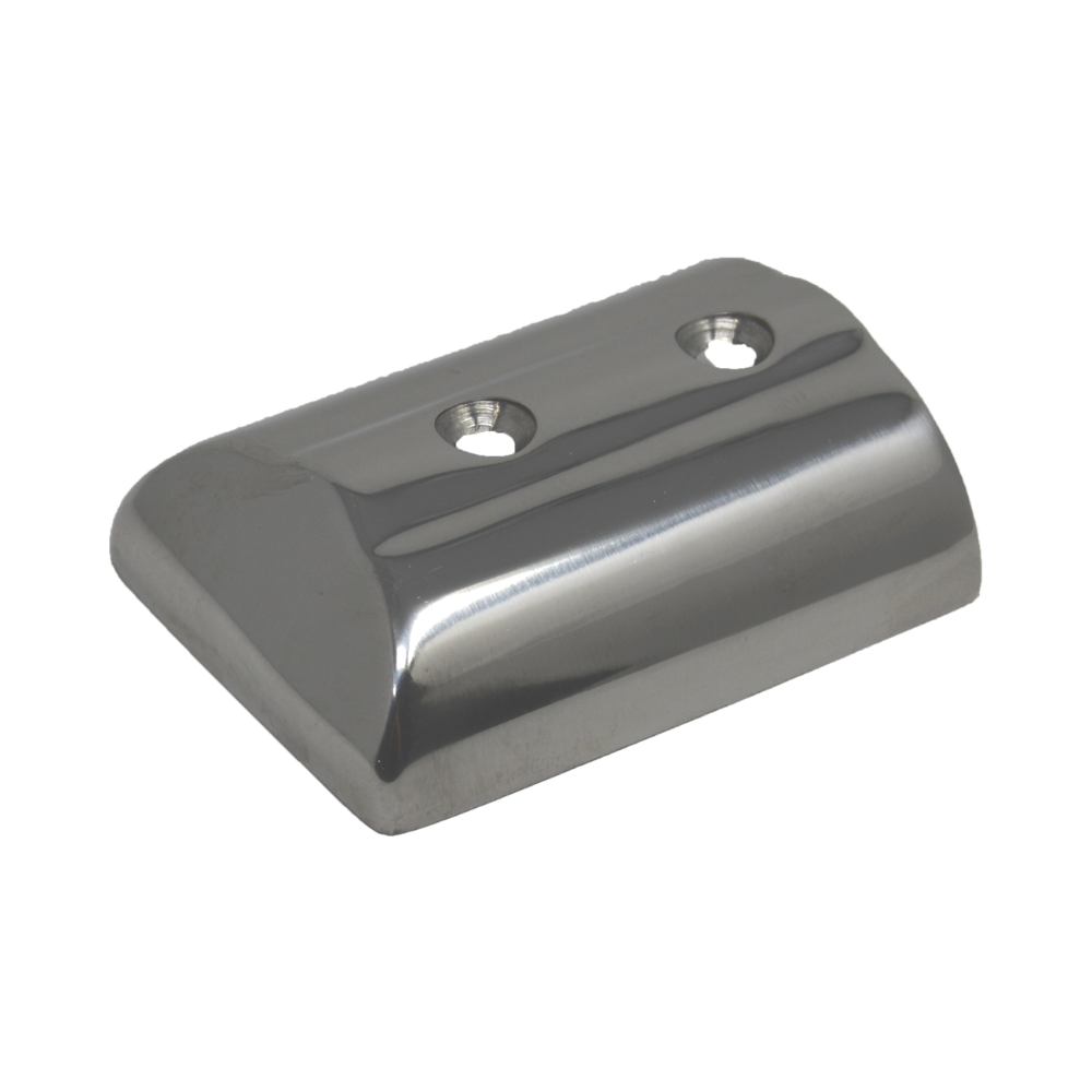 TACO Marine F16-0274 Stainless Steel Small SuproFlex End Cap rub rail end cap render 1