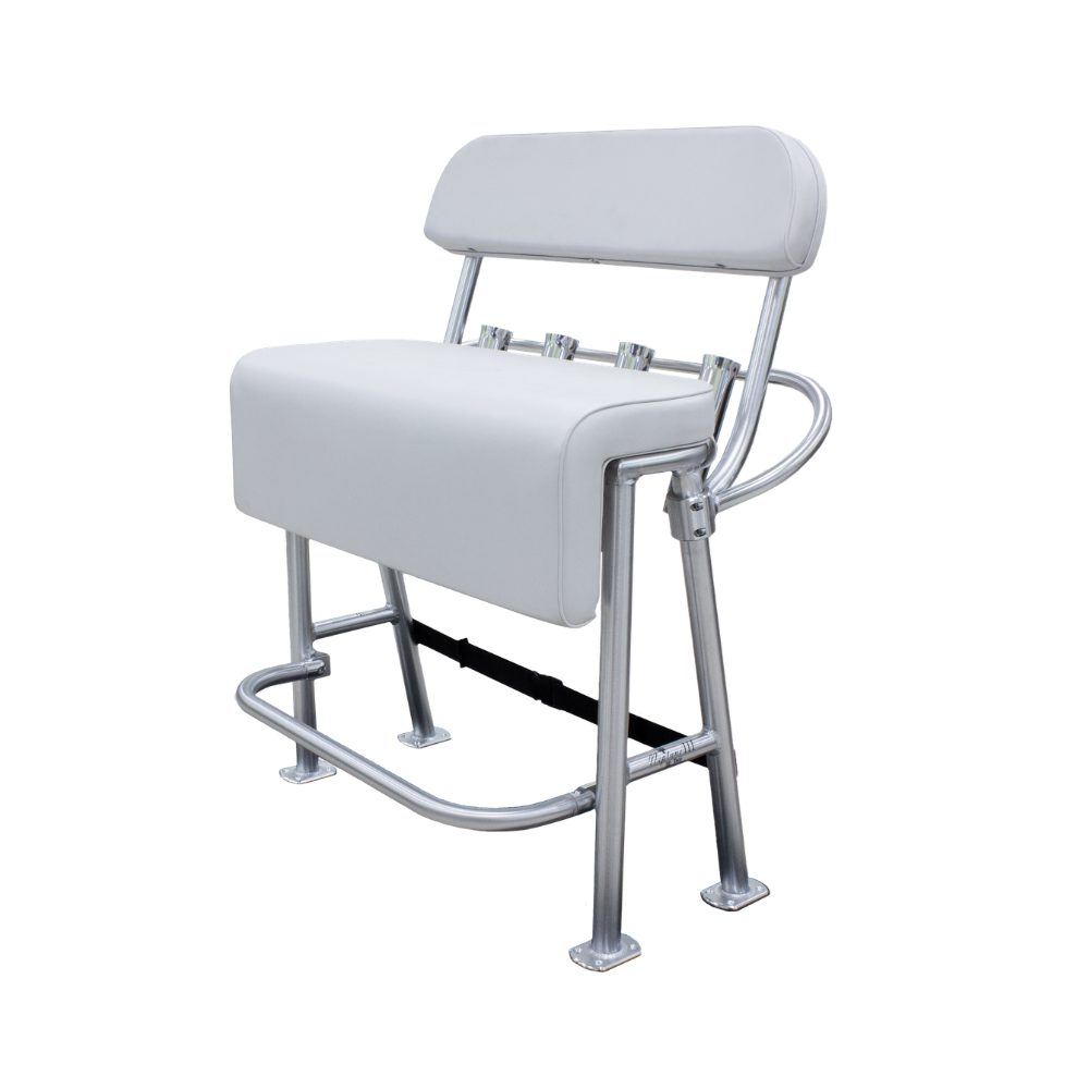 TACO Marine, TACO Seating, L10-2010, Neptune III Leaning Post with Backrest & Grab Rail, vector 1