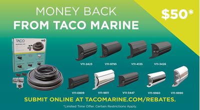 💵 Rub Rail Rebate From TACO Marine 💵