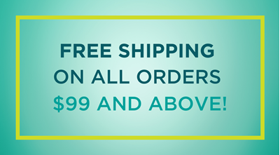 Introducing FREE SHIPPING on all Orders $99 & above!