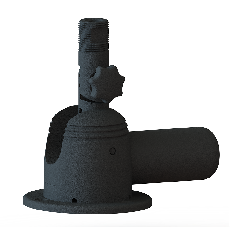 TACO Marine, Grand Slam 850 Electric VHF Antenna Mount, black anodized hard coat, GS-850BHC, 1