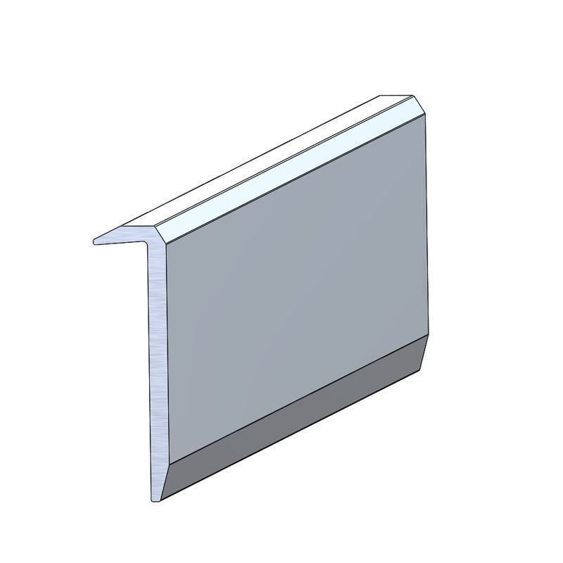 TACO Marine, trim and molding, aluminum molding, A50-0036, 1/4" x 1" ALUMINUM EDGE MOLDING, render