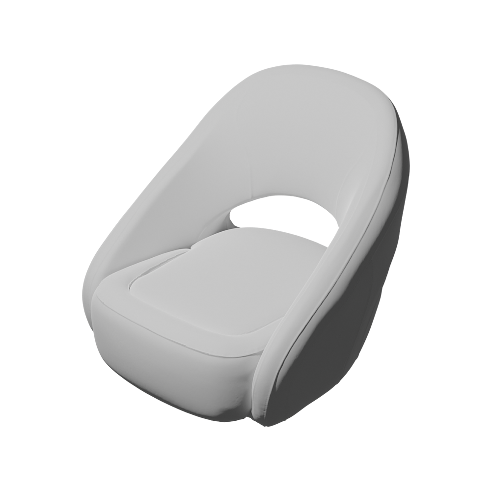 TACO Marine Caladesi Bucket Seat, premium boat bucket seat, white