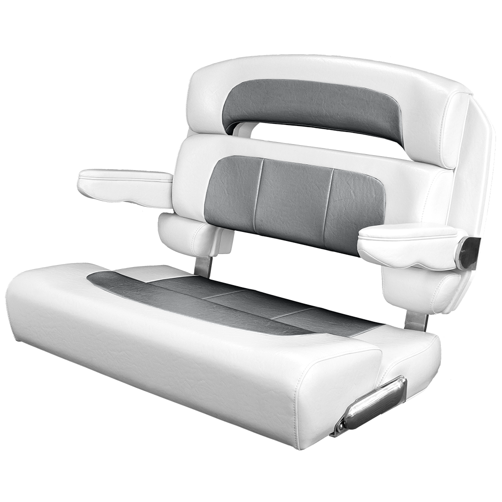 TACO Marine Custom 36" Capri Helm Bench, custom boat seat