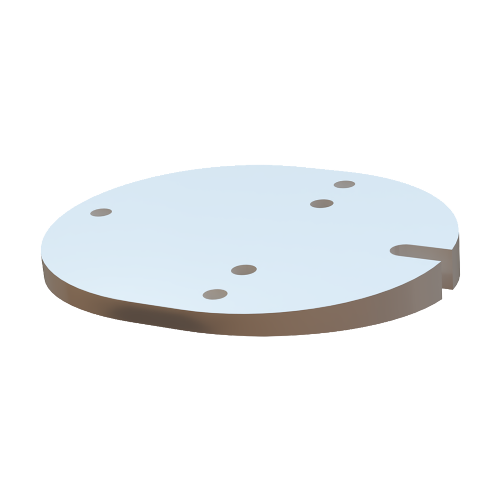 TACO Marine WP-860-960WHA wedge plate for GS-860, wedge plate for GS-960, electronic mounts