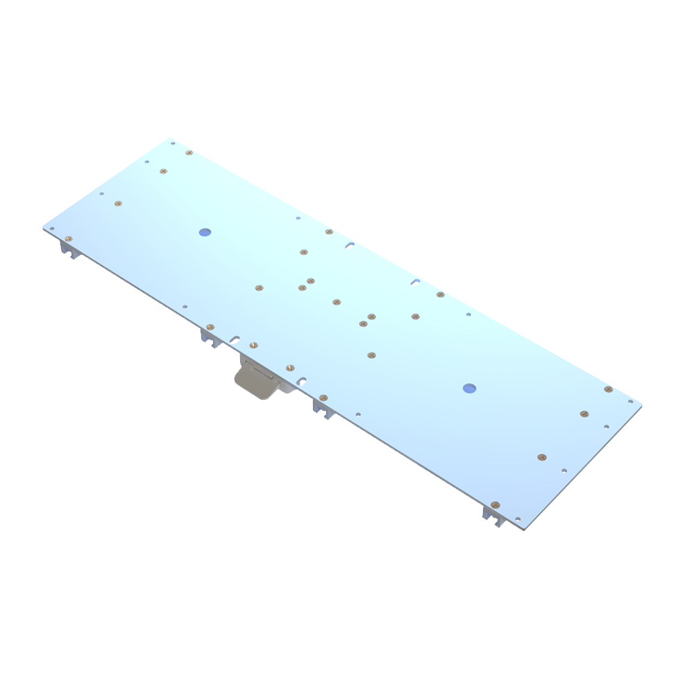 TACO Marine, TACO seating, M20-3611 Low Profile Adjustable Seat Slide, 11-1/8” X 36" isometric view